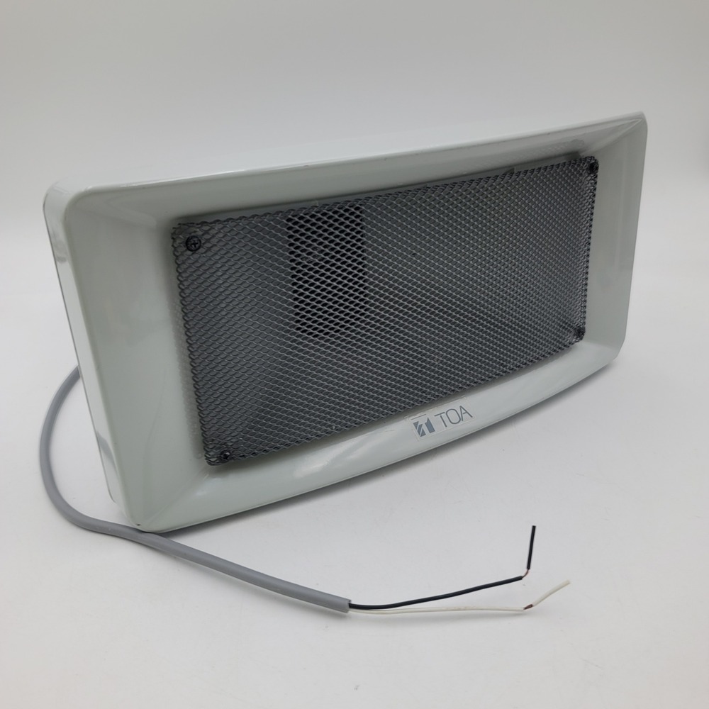 TOA CS-154 Wide Range Paging Loud Speaker 15W 70V 100V Gray Outdoor Indoor